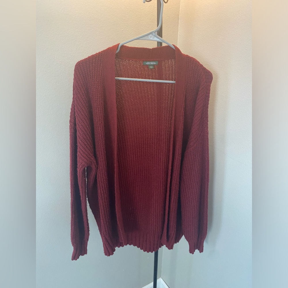 Maroon Cardigan